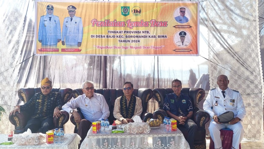 Desa Bajo Kecamatan Soromandi Optimis Meraih juara Lomba Desa Tingkat Prov. NTB mewakili Kab. Bima Tahun 2024
